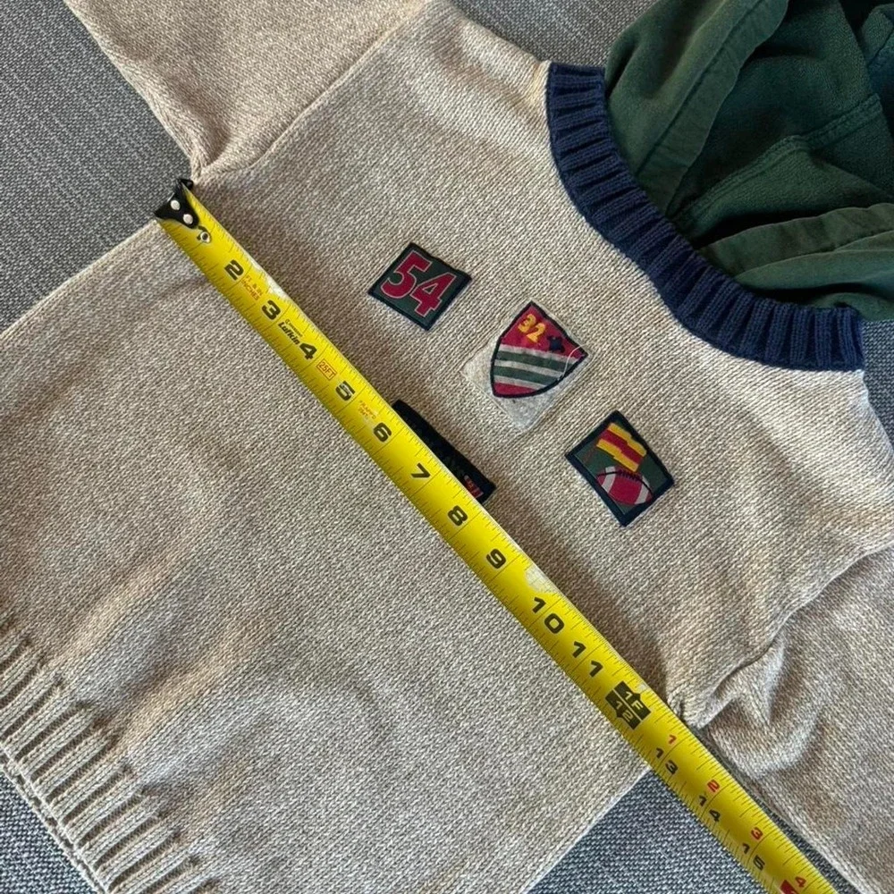 Vintage Gymboree crewneck sweater with hoodie